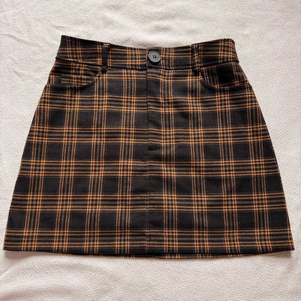 Plaid Mini Skirt | collegiate academia preppy school girl Y2K 90s fall vintage